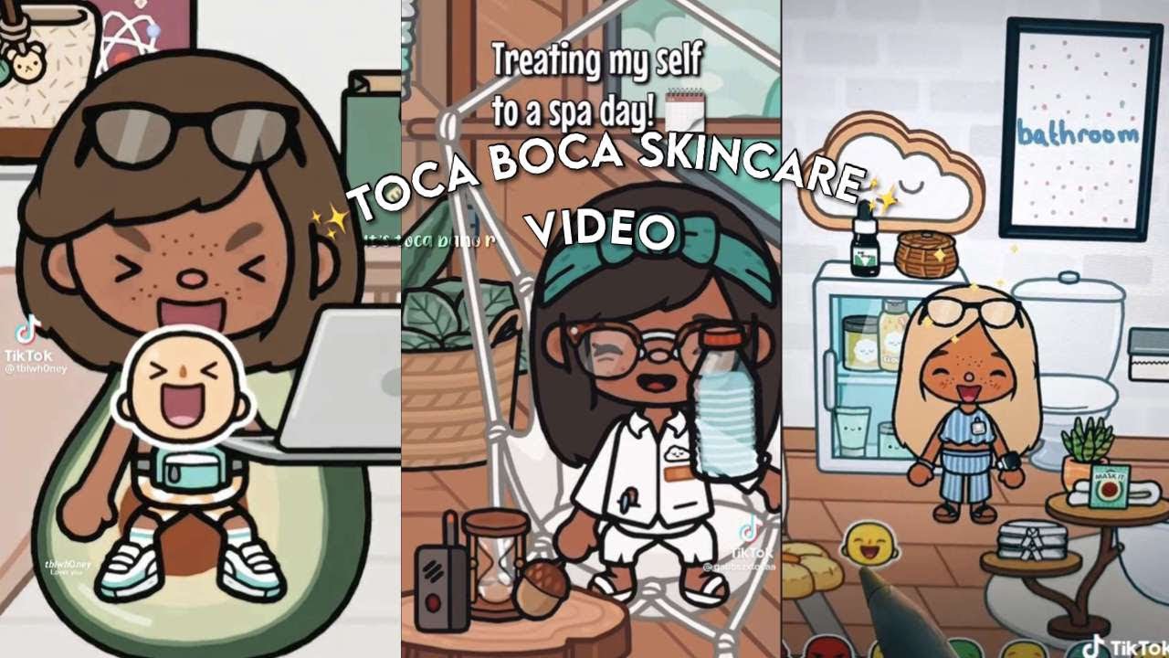 toca boca skincare routine 🤤✨