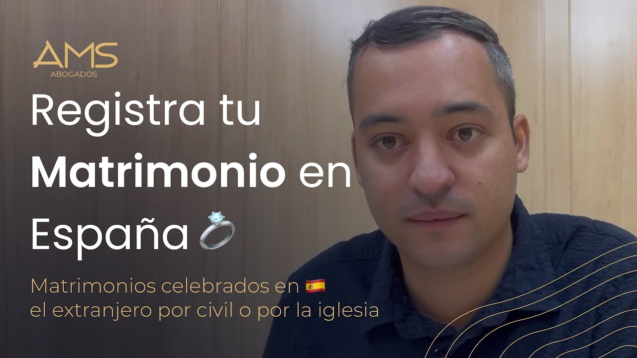 CÓMO REGISTRAR un MATRIMONIO en ESPAÑA 2025