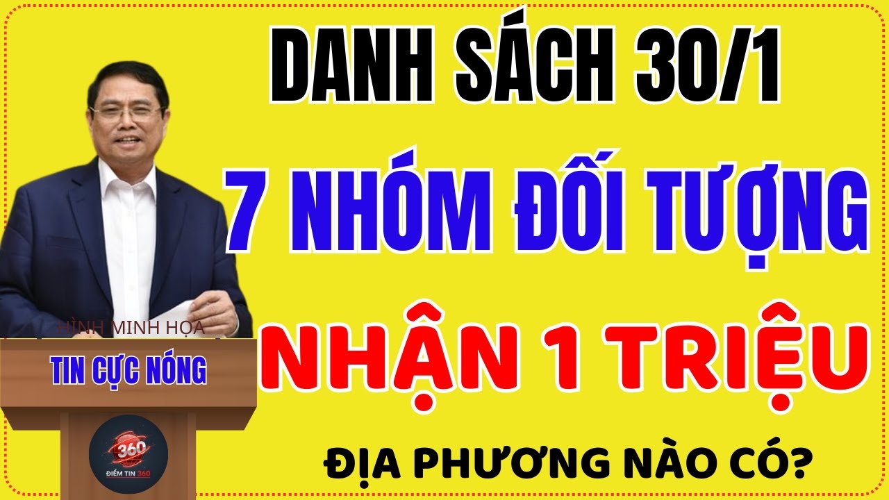Bất Ngờ:Trước Tết 2026: Ai được nhận 1 triệu đồng tiền mặt trước 15/12 âm lịch. 7 nhóm cần biết ngay