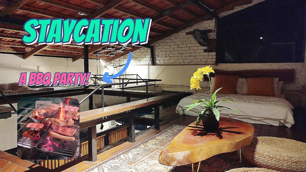 A BBQ Staycation! Fun Family Getaway, Giant Curry Mee & Pineapple Farm Adventure 🍍🔥