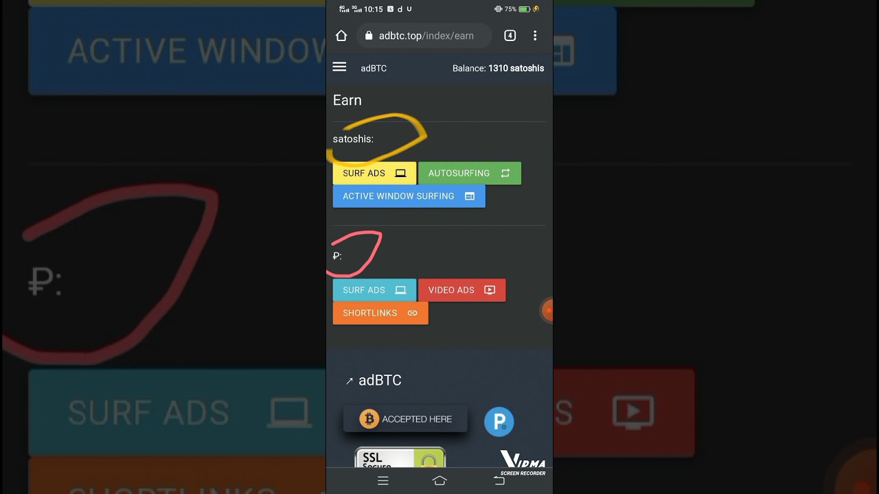 Earn money from home .How to can work on adbtc