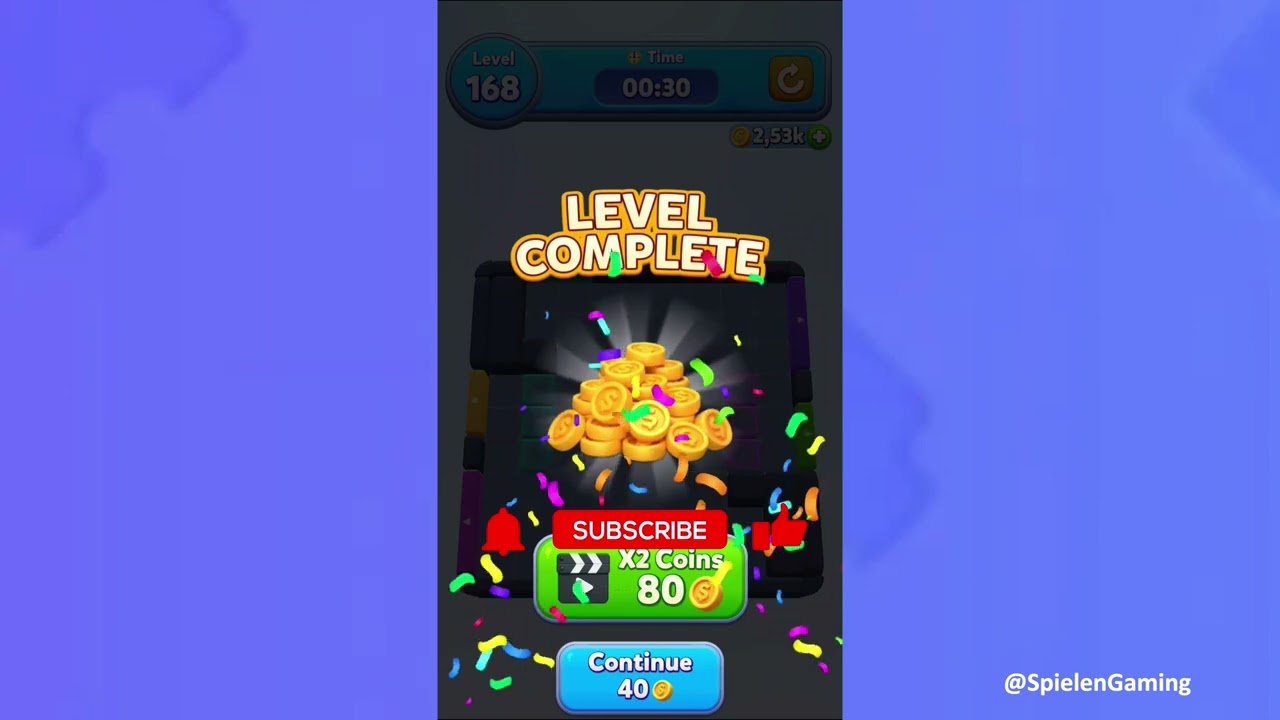 Color Block Jam Level 168 Solution Walkthrough