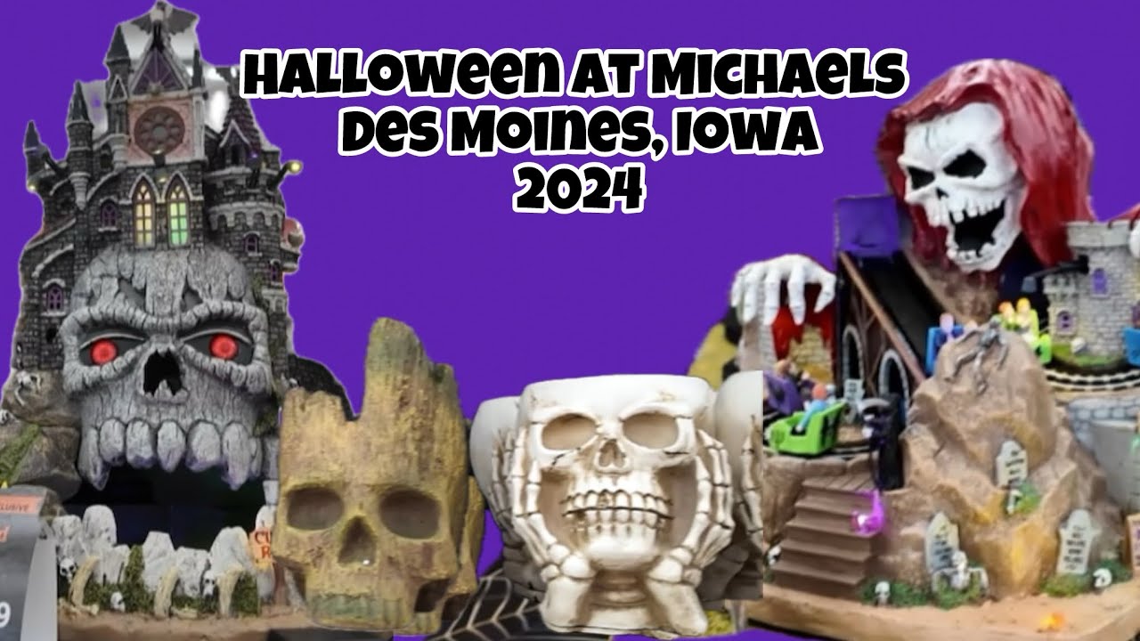 Halloween In July! Michaels Spooky, Scary, Cute And Groovy Frightful Finds! Des Moines Iowa 2024