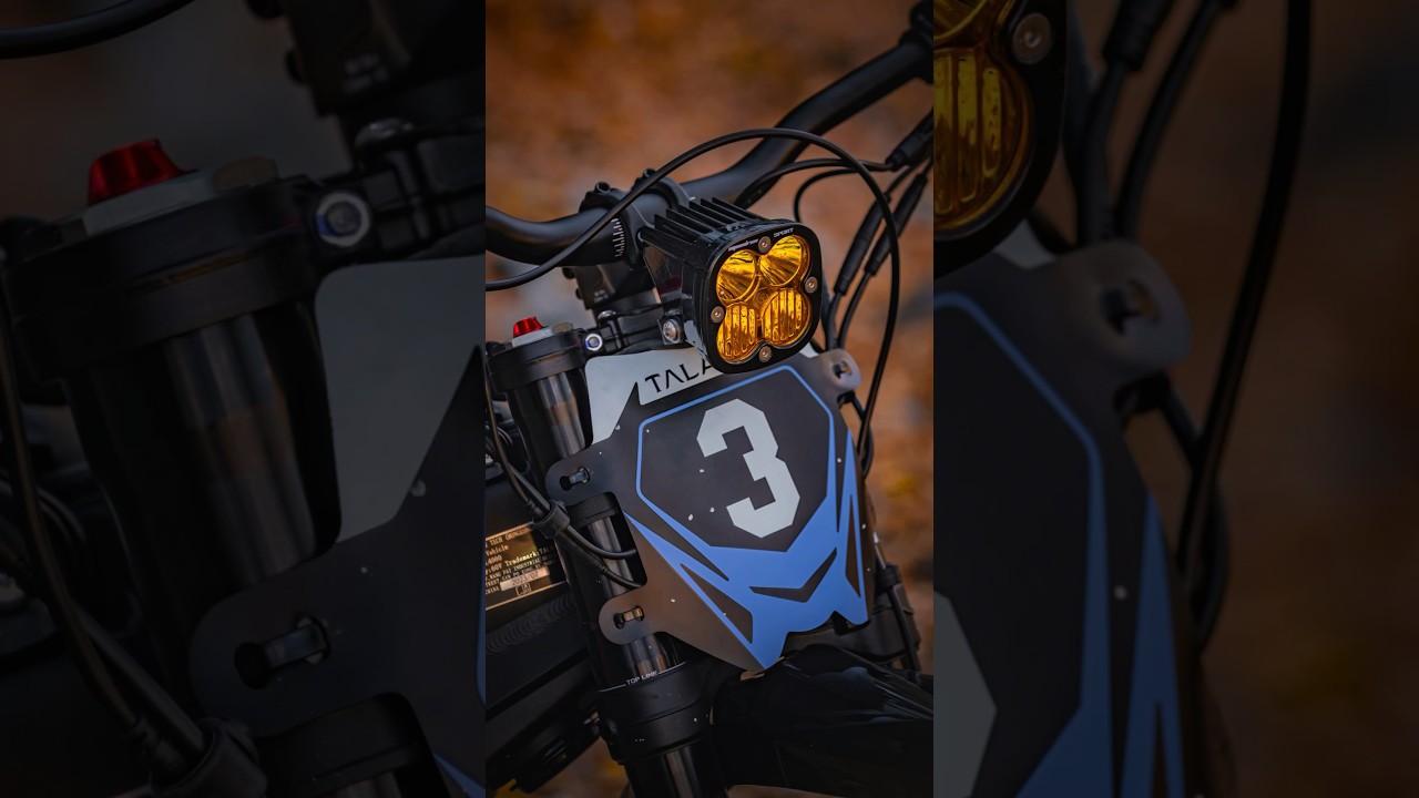 NEW Talaria Sting R MX4 w/ Baja Designs Headlight And Cutting That Unlock Wire! First “Mods” Done!