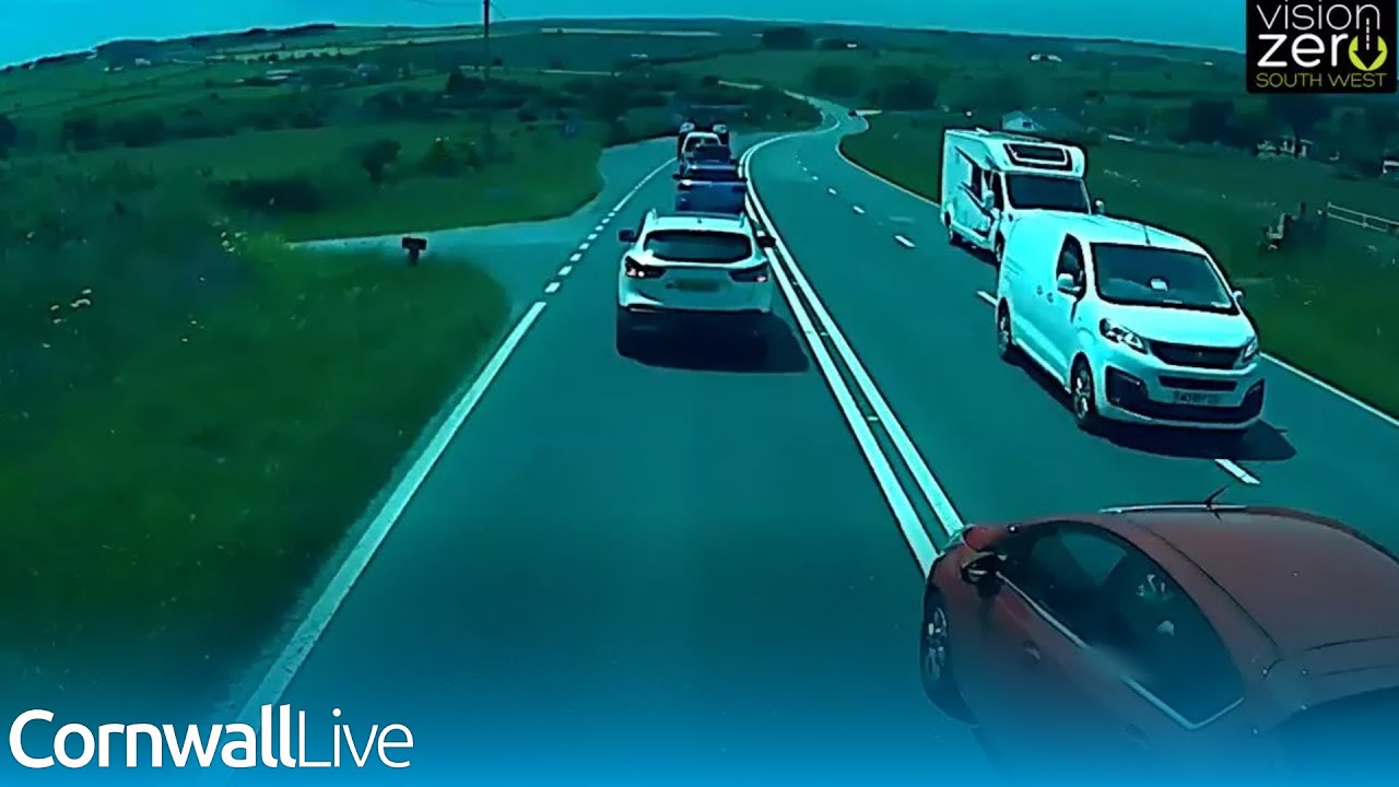 Dangerous dual carriageway overtake among illegal driving caught on camera