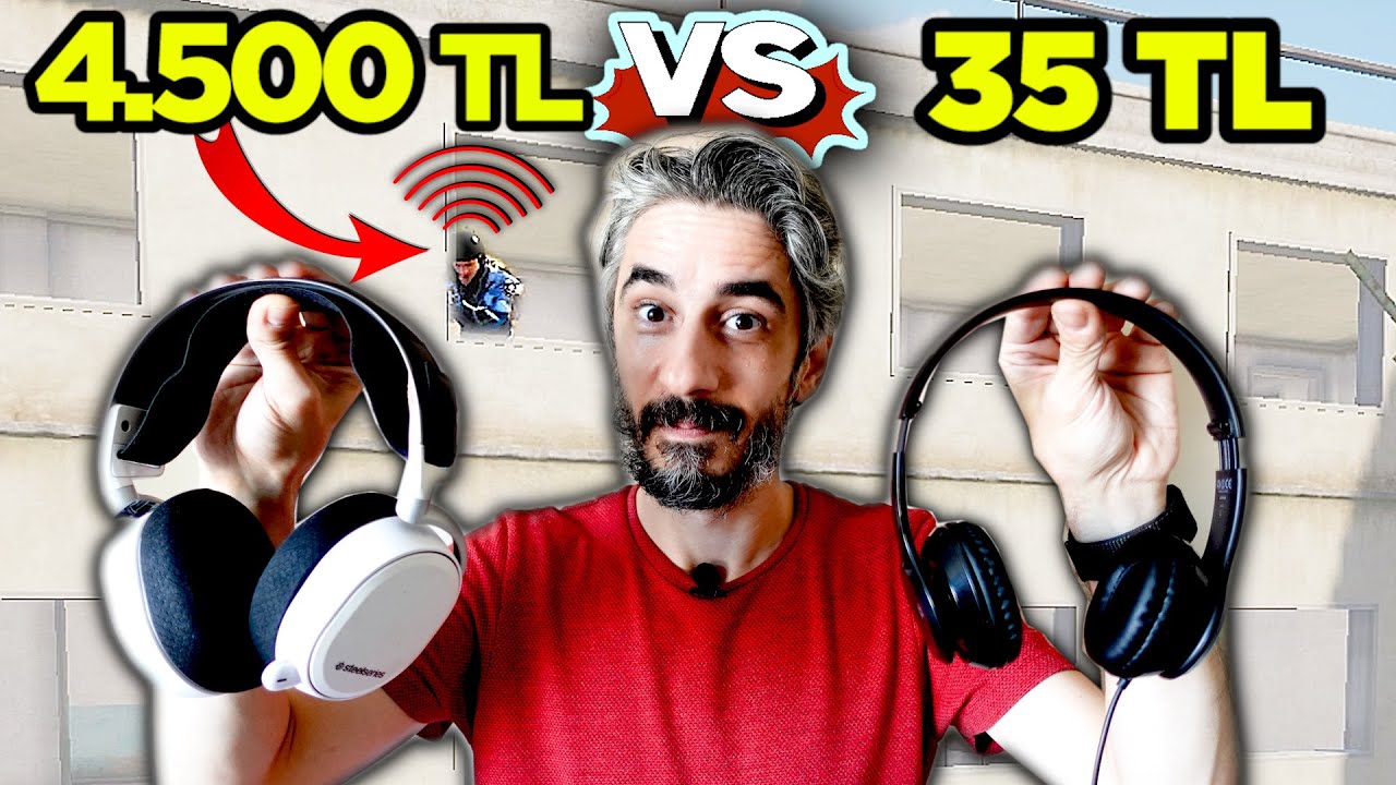 4500 TL VS 35 TL KULAKLIK İLE SES KASMAK !! - PUBG Mobile