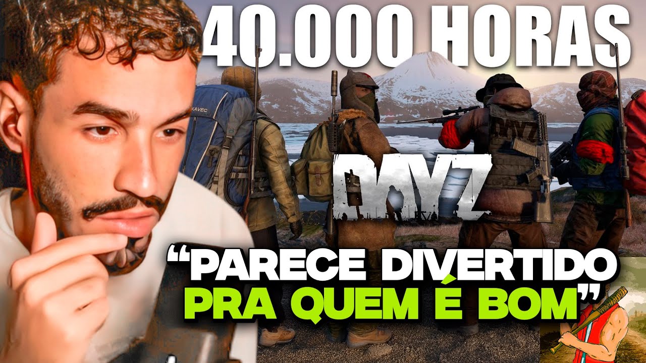 QUANDO 4 AMIGOS COM 40 MIL HORAS RESOLVEM DOMINAR O NOVO MAPA DO DAYZ! | REACT LEOCHARADA