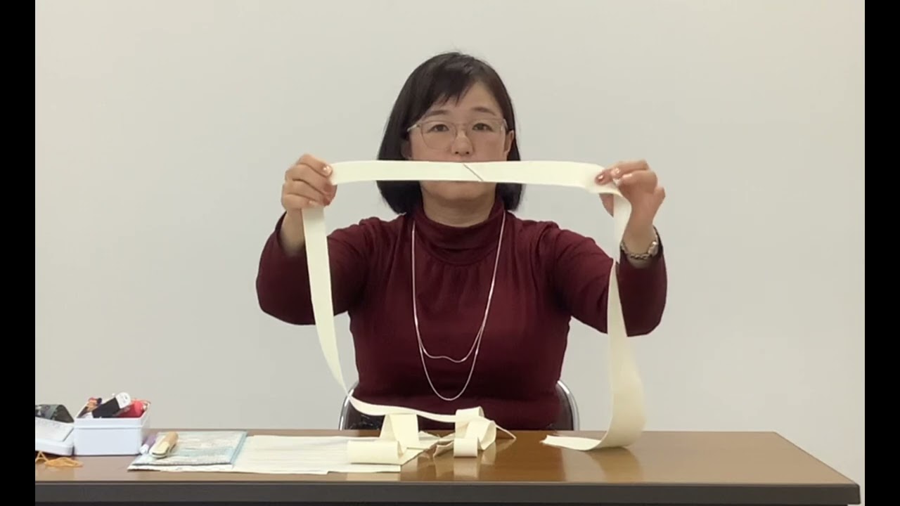 手作りネクタイ講座前編～この時代だからこそ手作りの贈り物を☆～（新郷南公民館主催）