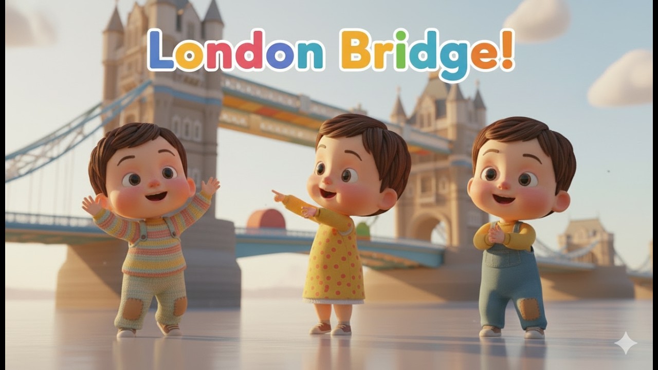 “London Bridge Is Falling Down | Classic Nursery Rhyme for Kids 🎵”
