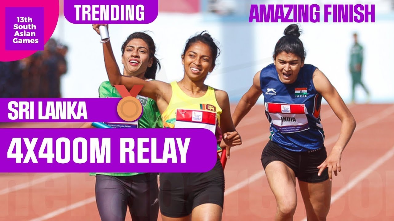 AMAZING finish to Women's 4X400 Relay! A MUST WATCH!