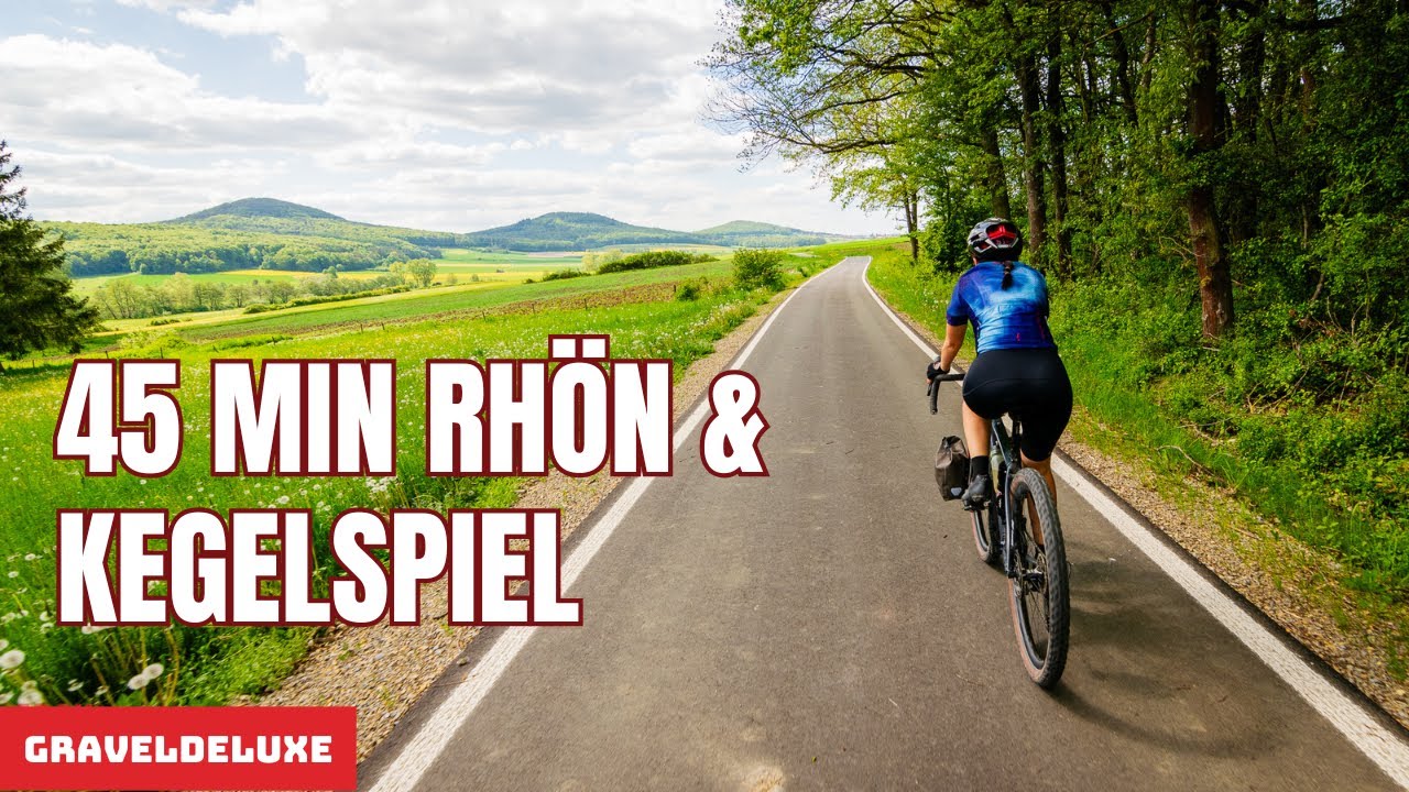 Indoor Cycling Workout in the Rh&ouml;n - Kegelspiel Bike Path: Culture and Nature in Harmony
