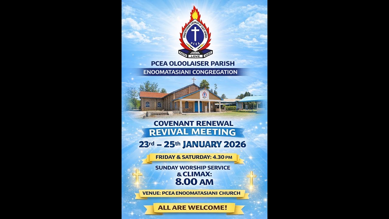 COVENANT RENEWAL SERVICE (ENGLISH)- SERVICE 25TH JAN 2026.