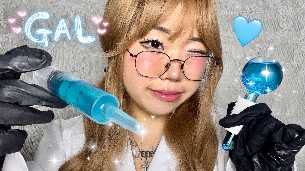 ASMR Gyaru girl gives you Botox + Lip fillers💉