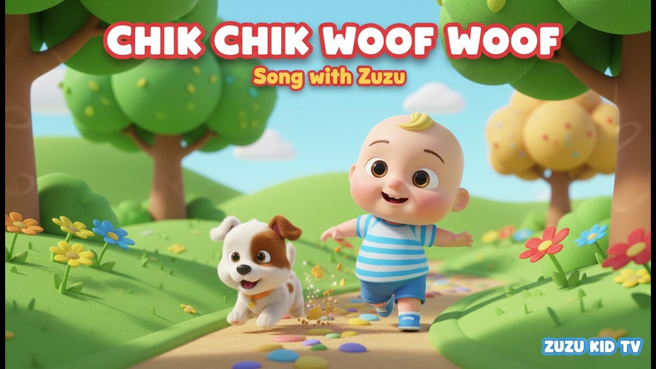 Chik Chik Woof Woof | Kids Nursery Rhyme, Toddler Animal Sounds & Playful Learning