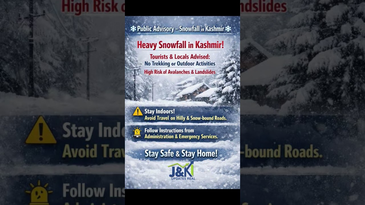 public advisory must read🔻 Avalanche Alert 🙀#public #advisory #avalanche #slide