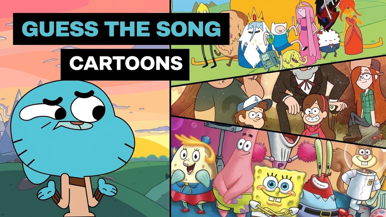 Guess the Cartoon Theme Songs 🎵 | 50 Intros | Easy Mode