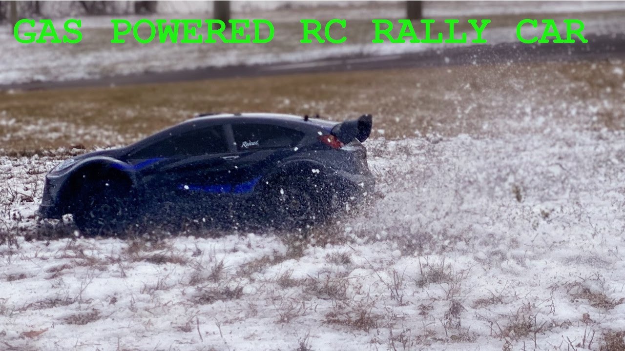 GAS POWERED RC RALLY CAR- First run and thrash!