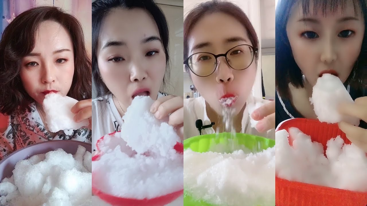 【ASMR】POWDERY DRY ICE EATING ❄️ SOFT CRUNCH FREEZER ICE EATING ASMR 氷を食べる | Buz yemek | мұз жеу