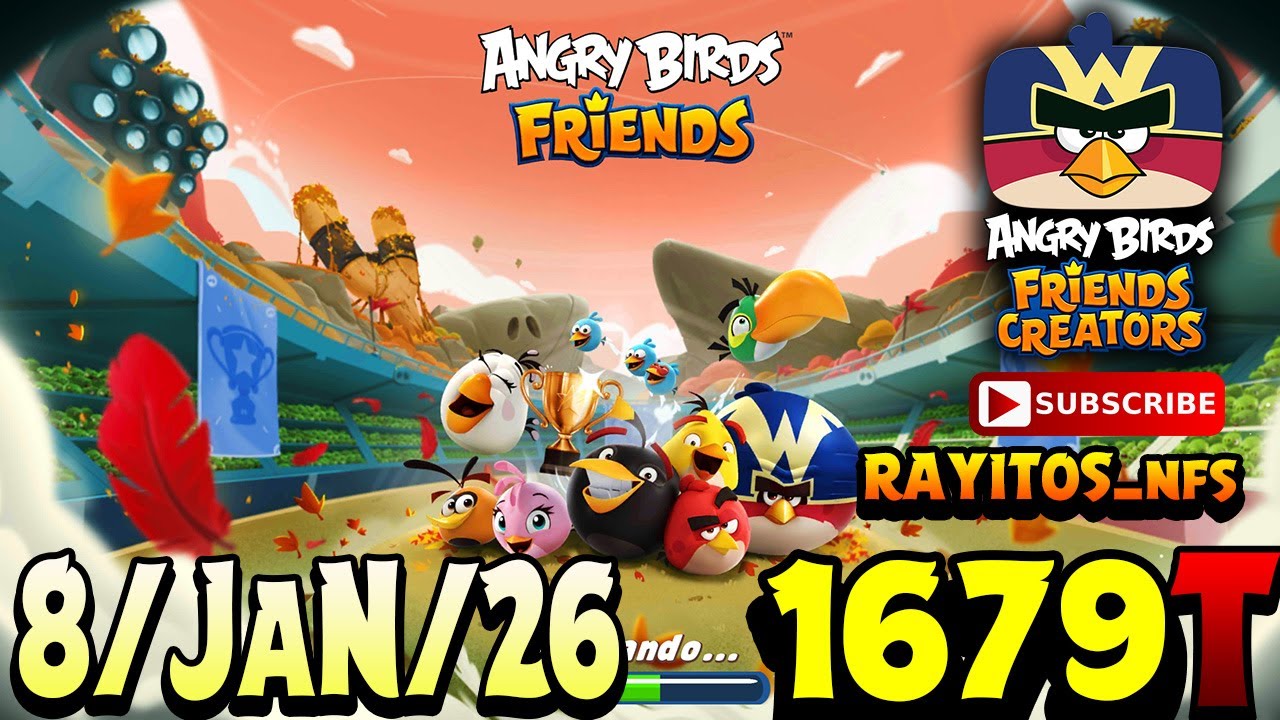 Angry Birds Friends All Levels Tournament 1679 Highscore POWER-UP walkthrough