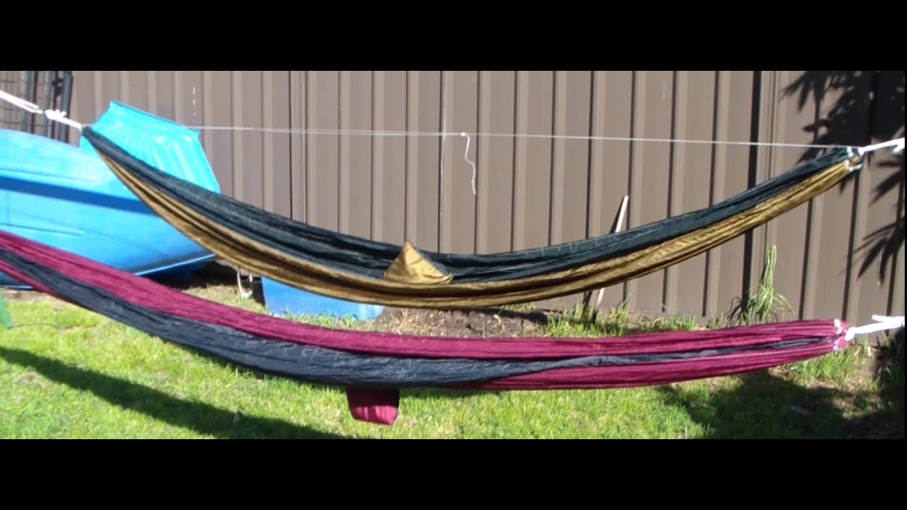 $20 parachute / taffeta /nylon ebay hammocks - any good ?