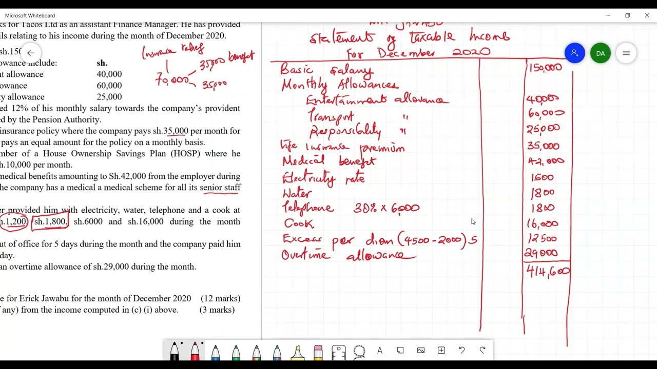Taxation of Employment Income ATD III August 2021