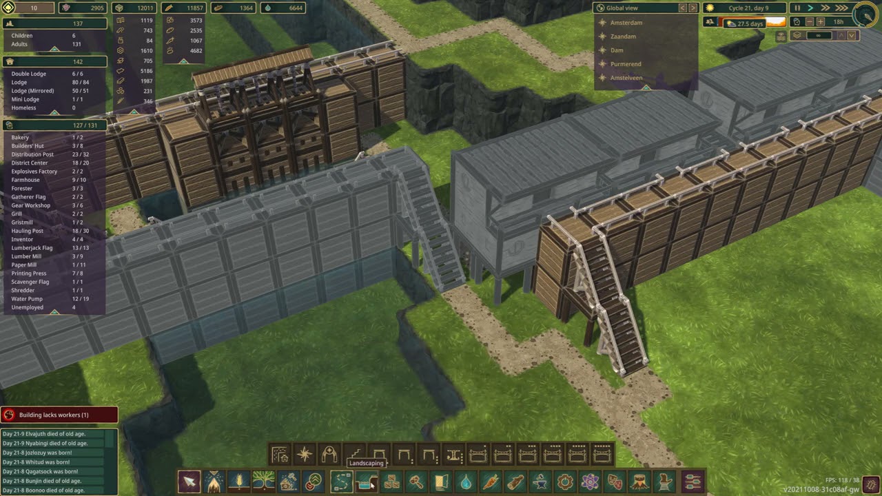 Finishing the dam in Timberborn: Hard Let's Play 6