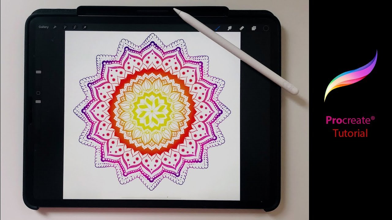 Zeichne ein Mandala in Procreate - Schritt für Schritt Anleitung incl. Template