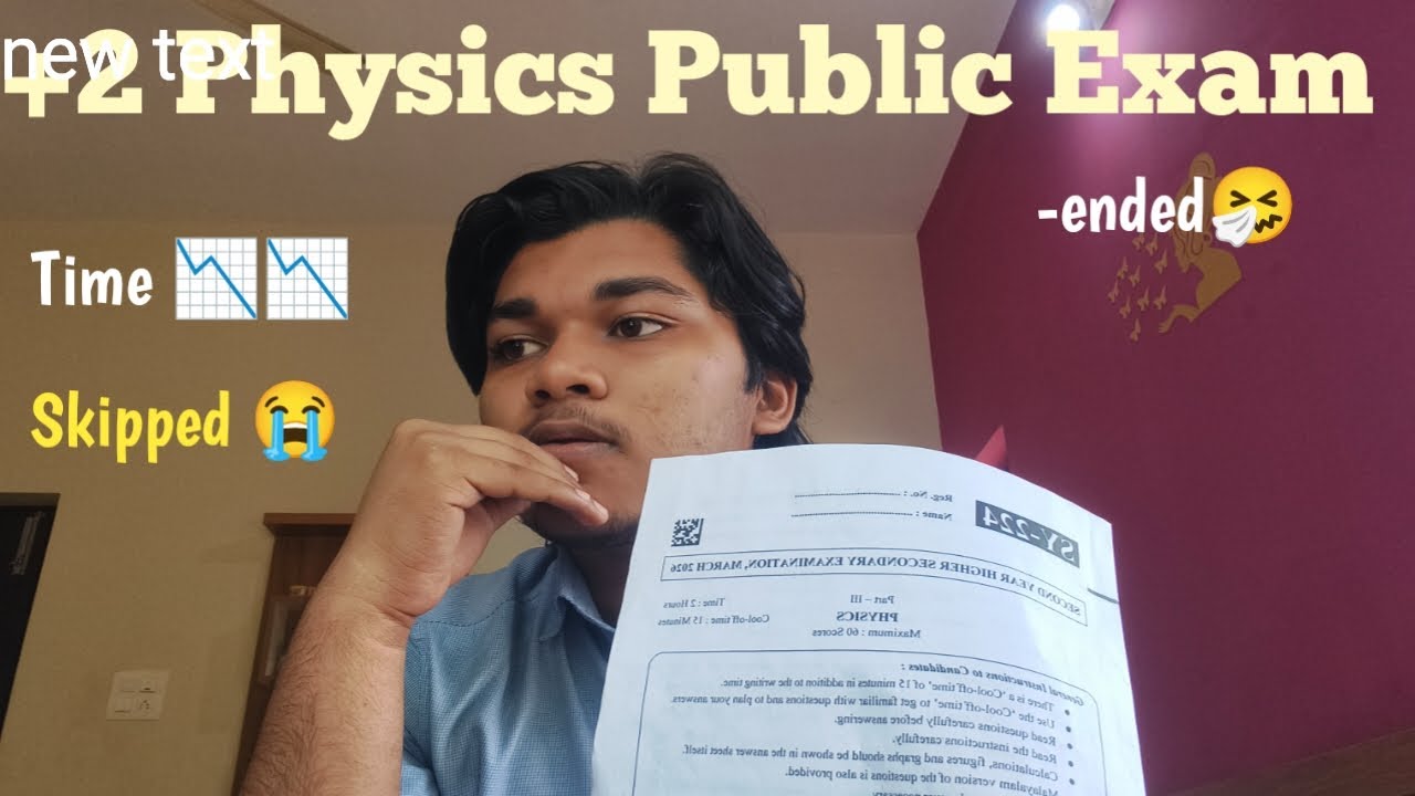 +2 Physics Exam Review 😵‍💫.Time 📉📉📉 #examreview #physicsexam #publicexamreview #malayalam #physics 