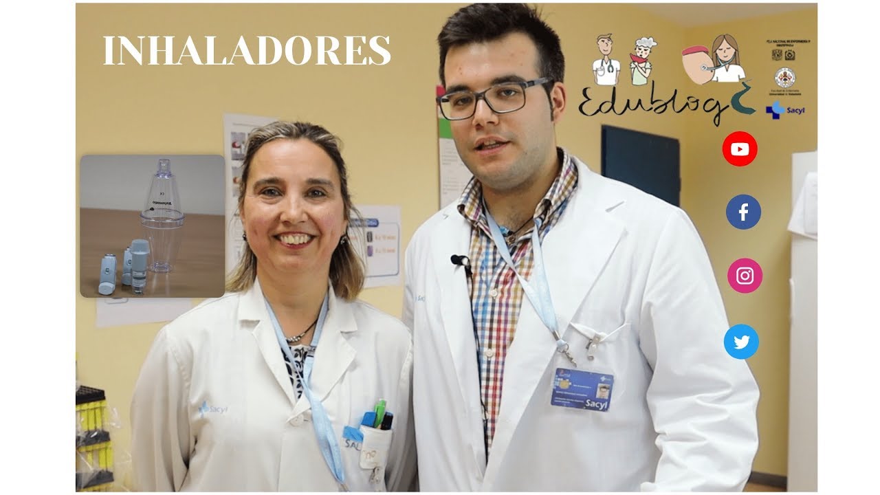 Instrucciones del uso de inhaladores