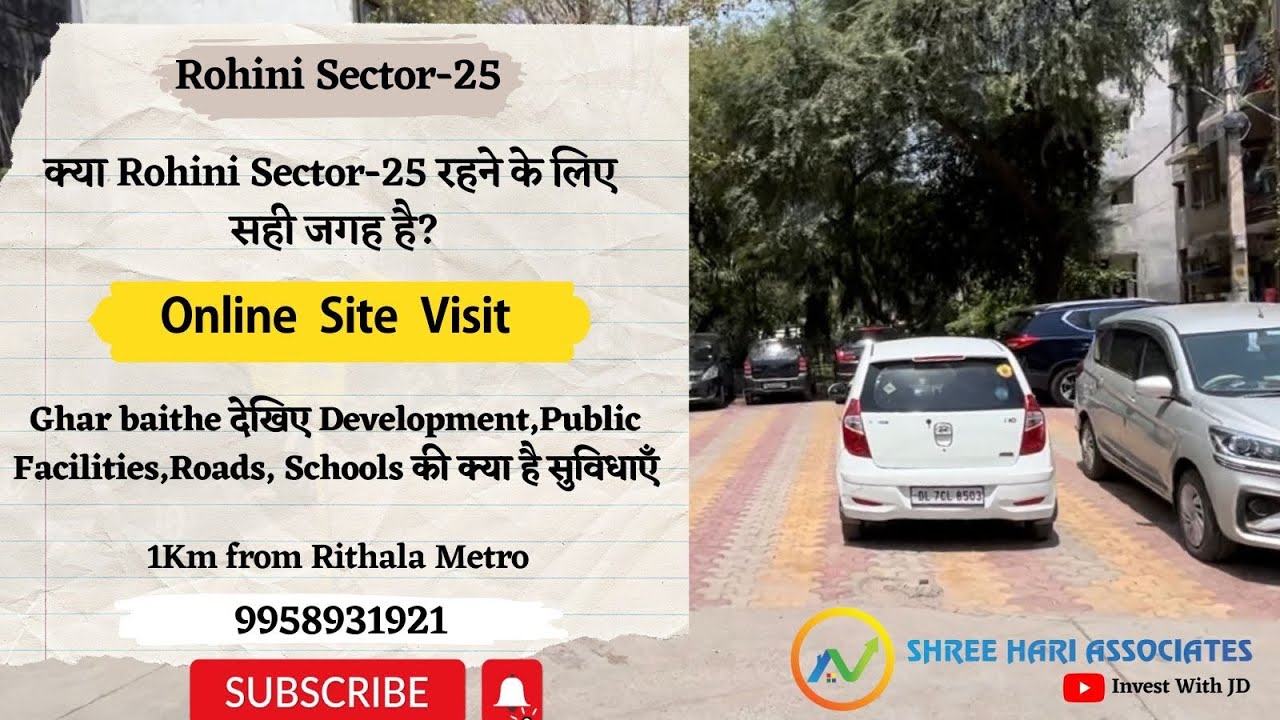 देखिए Rohini Sector-25 का पूरा वीडियो | Floor & Plot | Property in Delhi