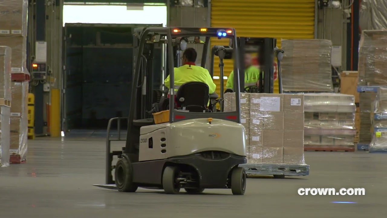DHL Fast Charges Efficiency With Crown V-Force® Lithium-Ion Power