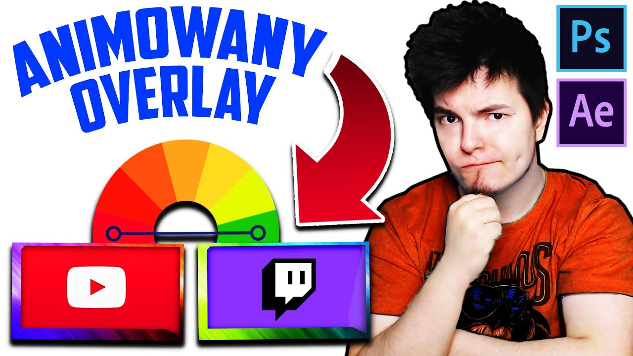 Jak zrobić ANIMOWANY OVERLAY pod STREAM i YOUTUBE - Poradnik Animacja od A do Z!