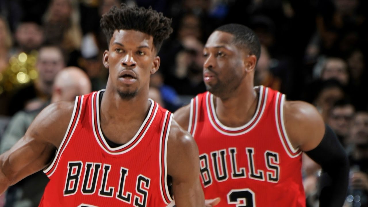Dwyane Wade (20/10/9), Jimmy Butler (18/10/10) | Bulls Win at Cleveland