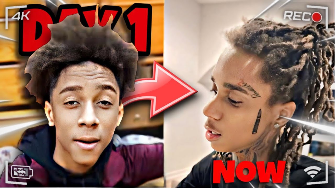 BloodHound Lil Jeff Dreadlock Transformation *FREEFORM DREADS JOURNEY!*