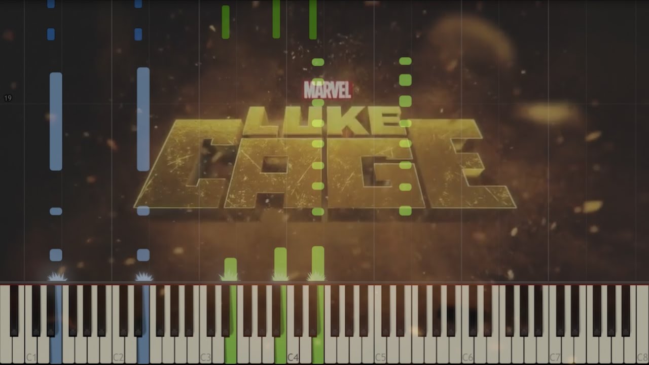 Luke Cage - Main Theme - Piano (Synthesia)