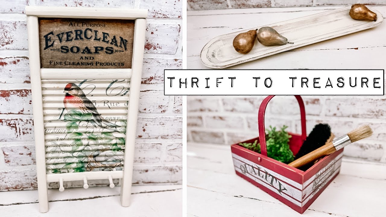 Easy Summer Thrift Flips - Thrift to Treasure - Shabby, Vintage & Distressed