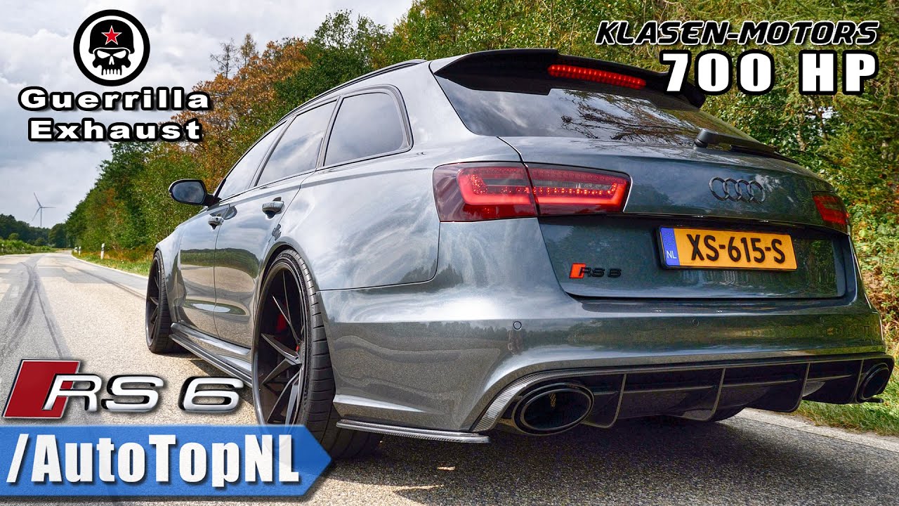 AUDI RS6 Guerilla Exhaust STRAIGHT PIPE - INSANELY LOUD by AutoTopNL