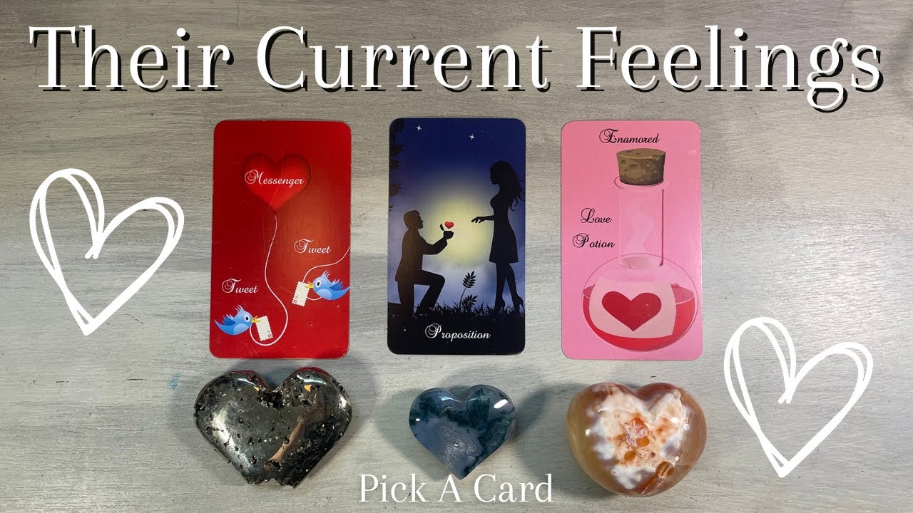 ❤️‍🔥🤍 Their CURRENT feelings for You? Pick A Card + channeled messages (Timeless) Love Tarot Reading