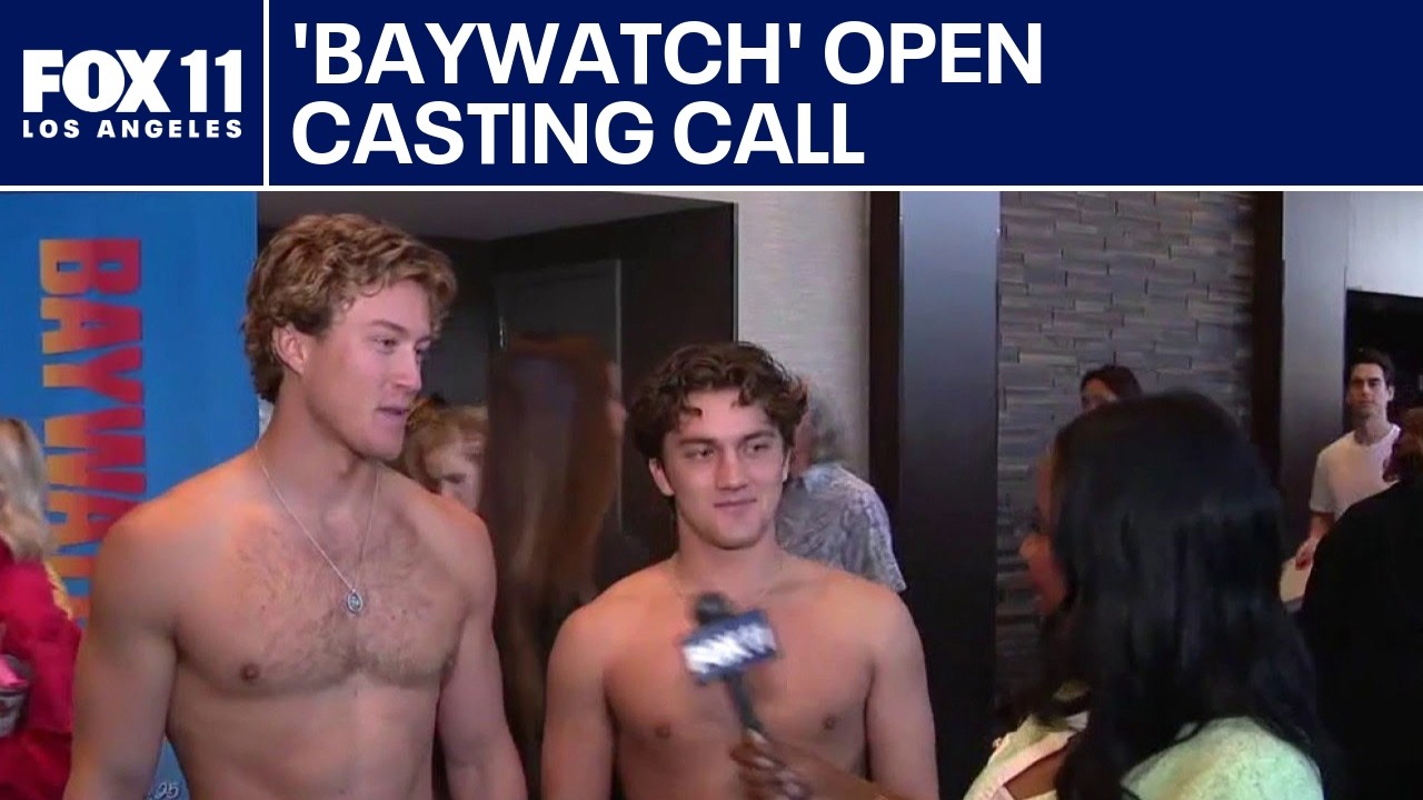 Baywatch open casting call in Marina del Rey