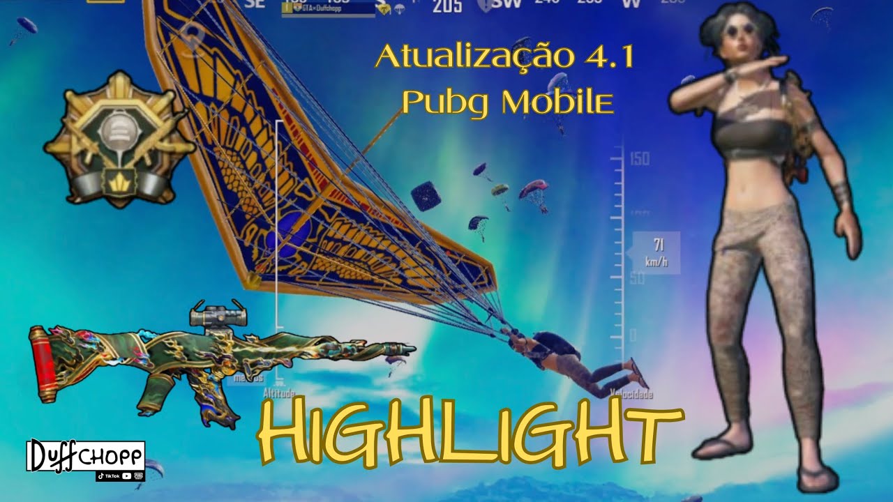 HIGHLIGHT - Atualiza&ccedil;&atilde;o 4.1 Parque de inverno Pubg Mobile #pubgmobile #pubgindia #bgmi #pubgmbr 