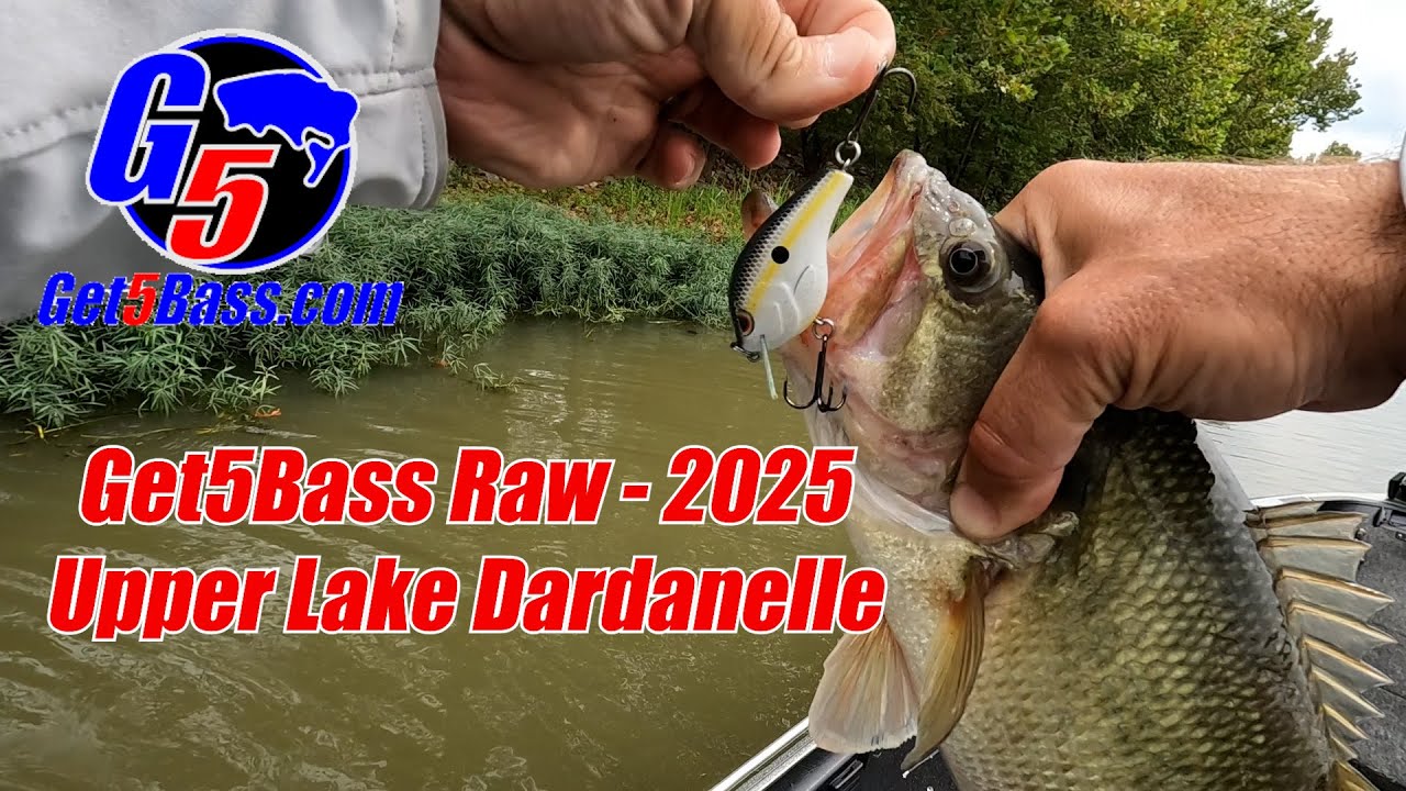 Get5Bass Raw 2025 - Upper Lake Dardanelle #arkansasbassfishing #lakedardanelle #riverbite