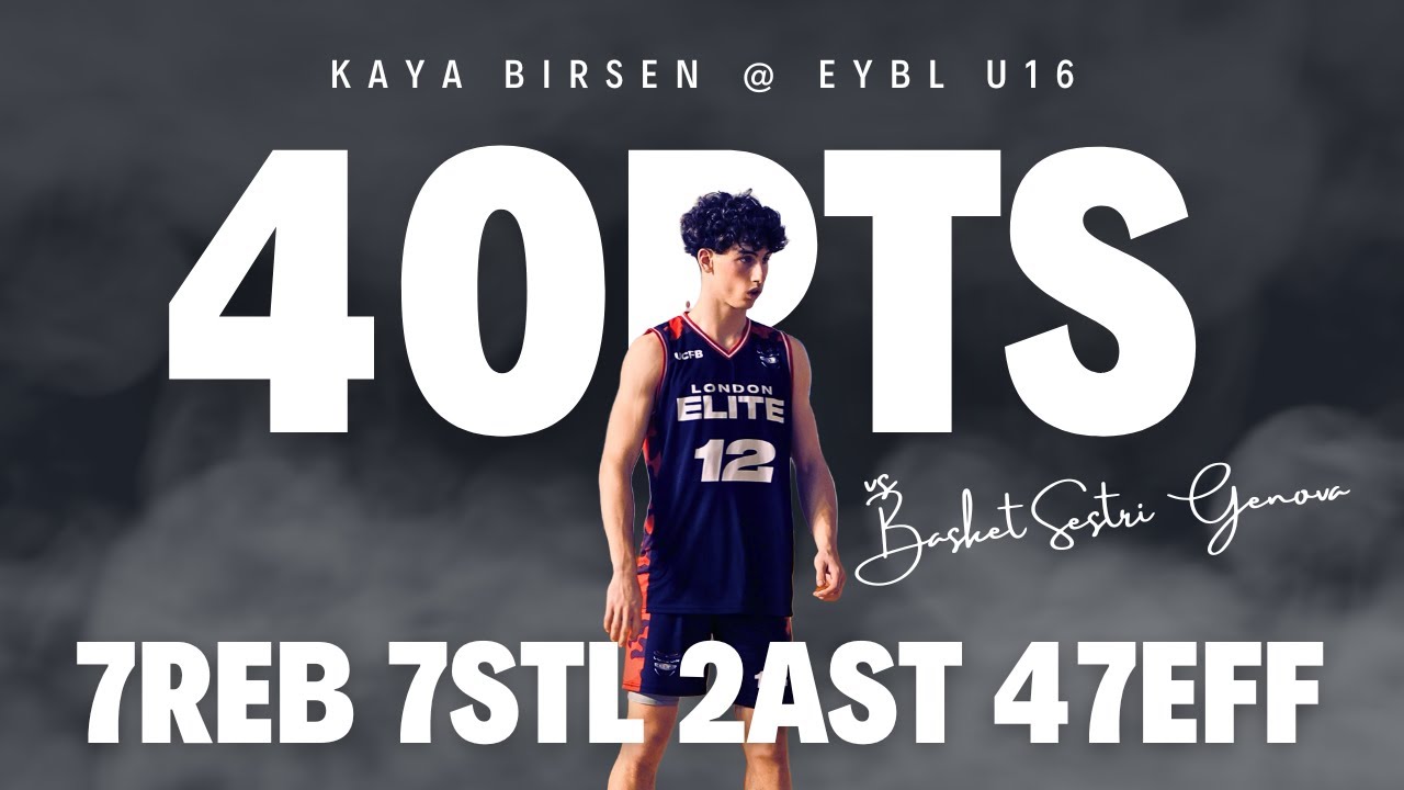 40 PTS vs Basket Sestri Genova | EYBL U16 Stage 1 | Roseto, Italy