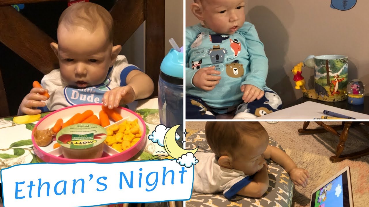 Reborn Toddler Ethan’s Night Routine🌃
