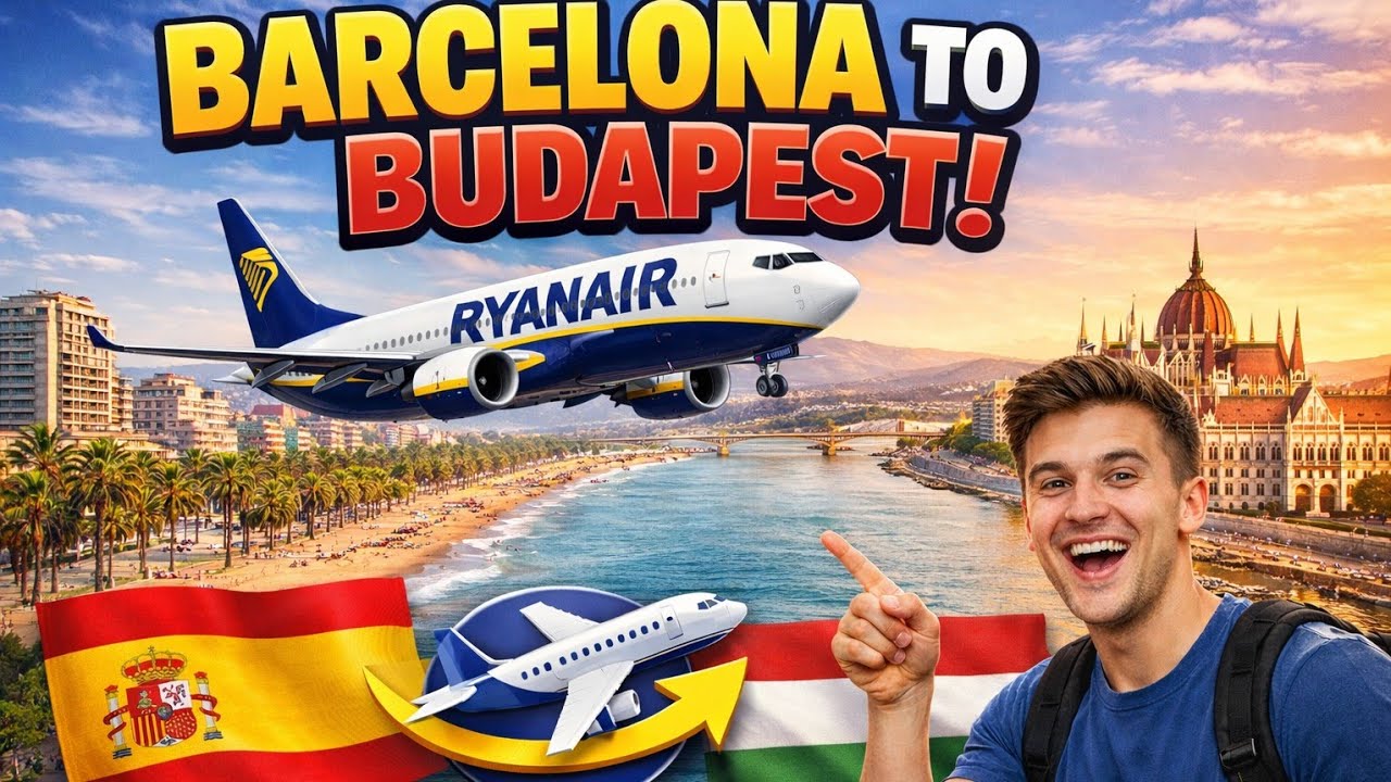 This Flight Took Me from Barcelona to Budapest | Central Europe Travel Epi 1
