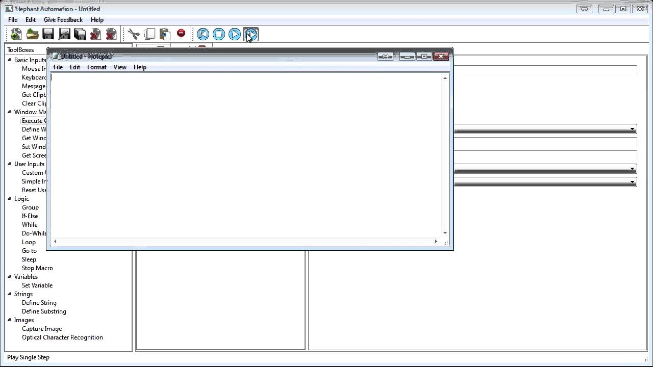 Automatic Mouse Click - Using the Mouse in your Elephant Automation Macro