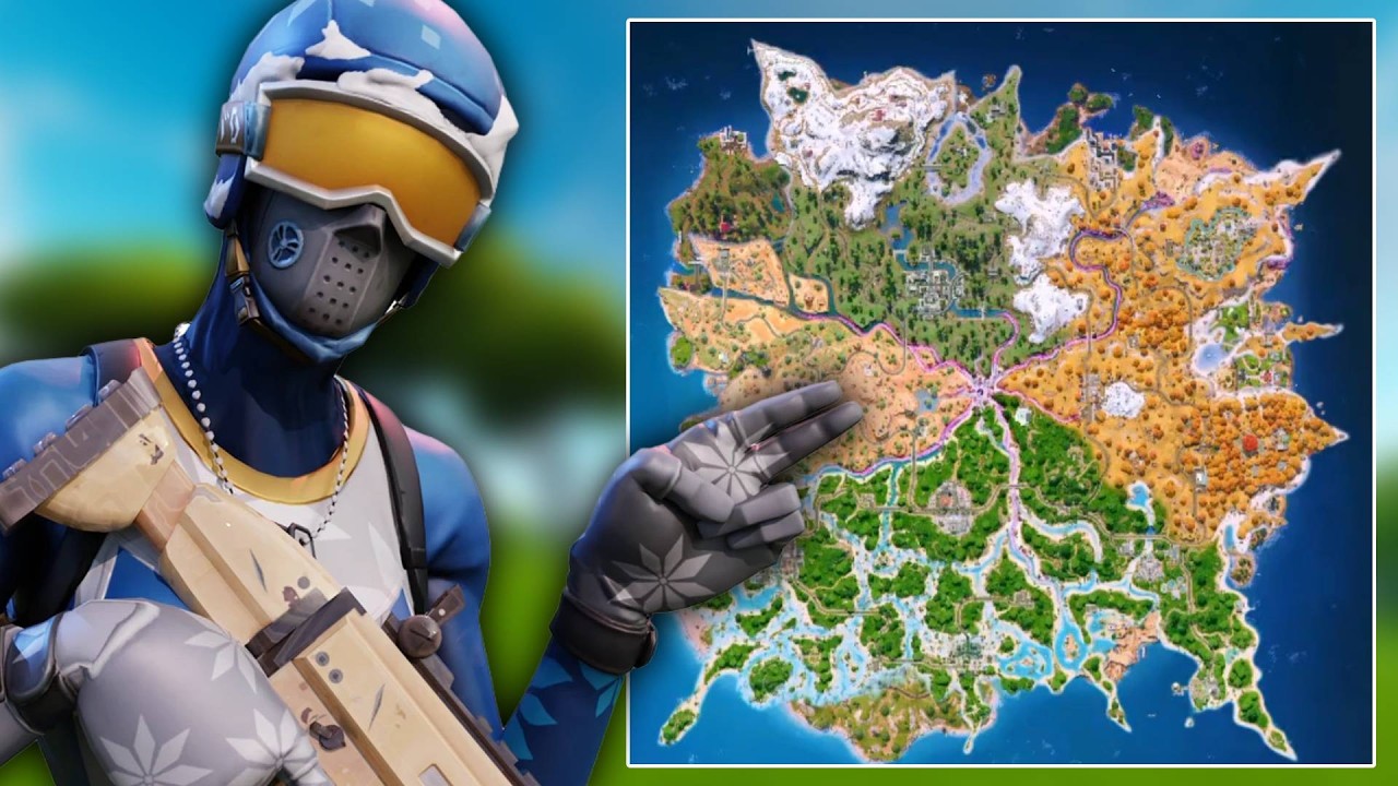 Лучшие места для одиночной высадки в Fortnite в новом сезоне