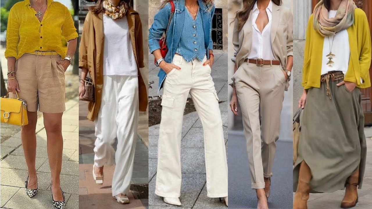 ATUENDOS MODERNOS Y SENCILLOS PARA VESTIR COMODA Y ELEGANTE DURANTE LA SEMANA