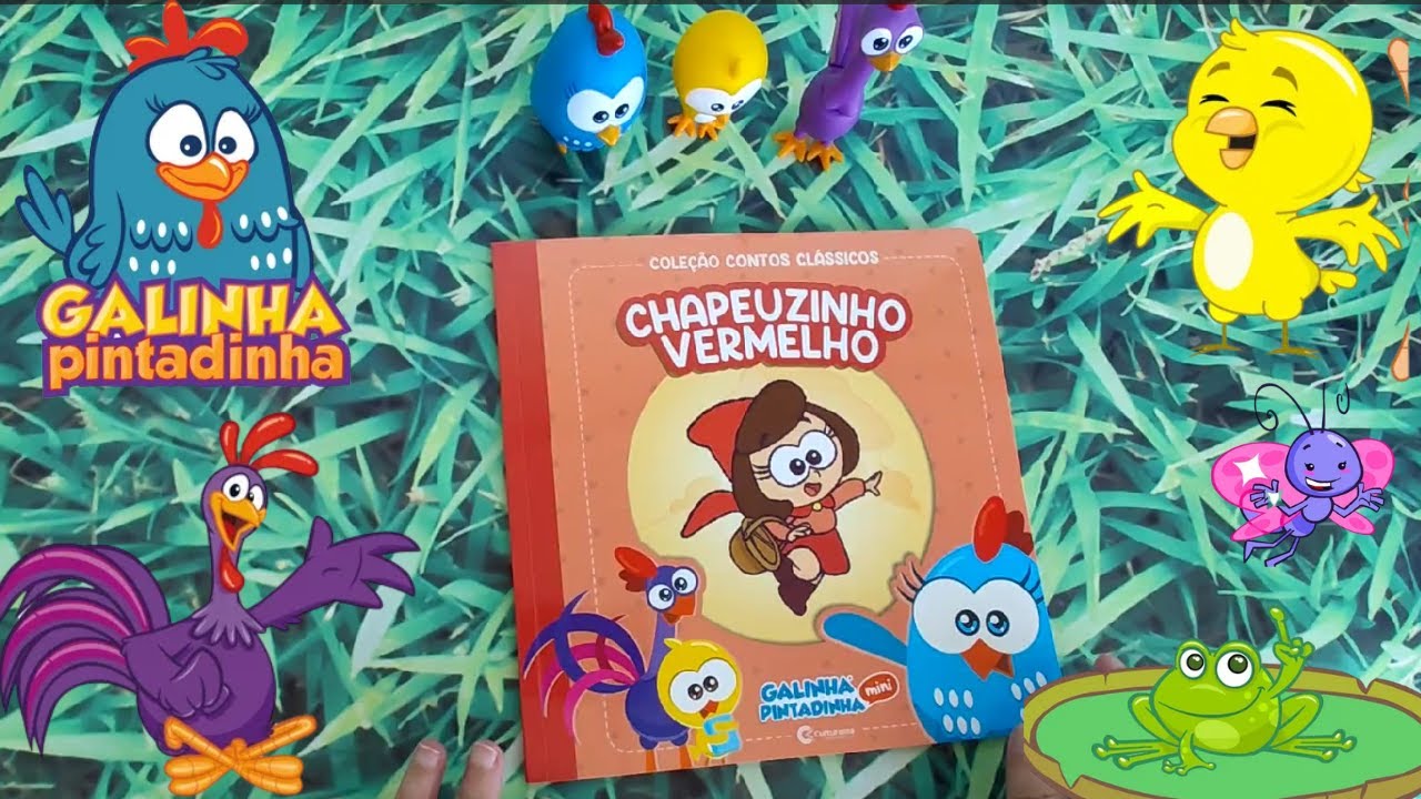 Historinha infantil Chapeuzinho vermelho  Livro da Galinha Pintadinha
