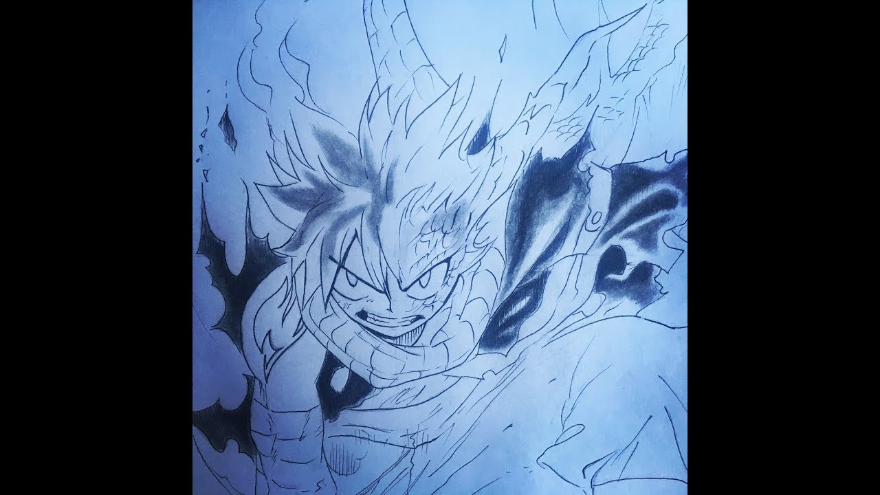 How to draw Natsu (dragon force)