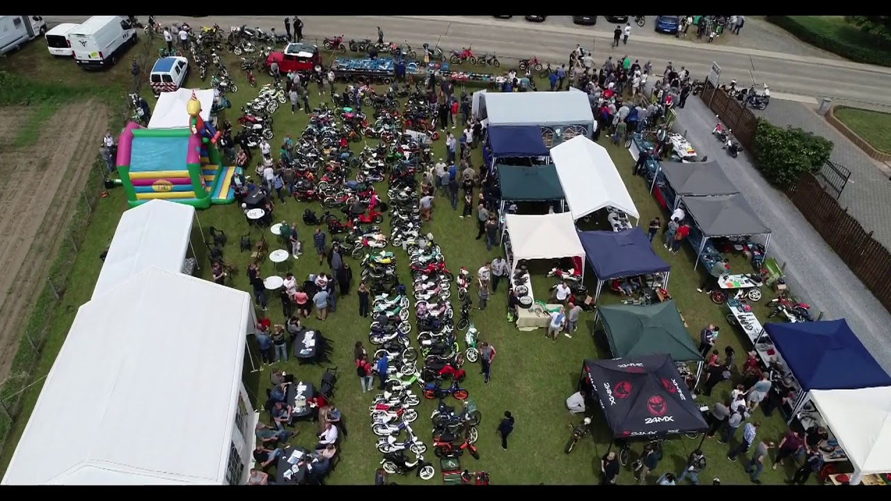 Bromfietsmeeting kurt ( luchtbeelden) 09-06-2019